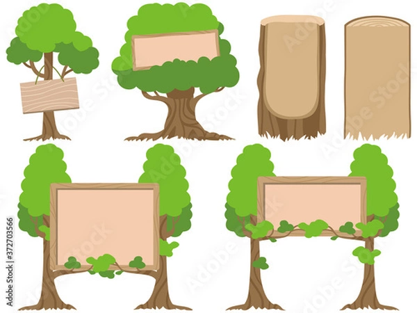 Obraz 森の掲示板