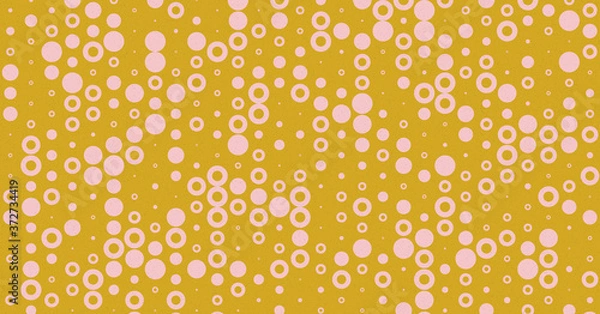 Fototapeta Abstract Color Halftone Dots generative art background illustration