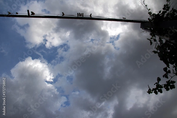 Fototapeta Clouds in the sky.
