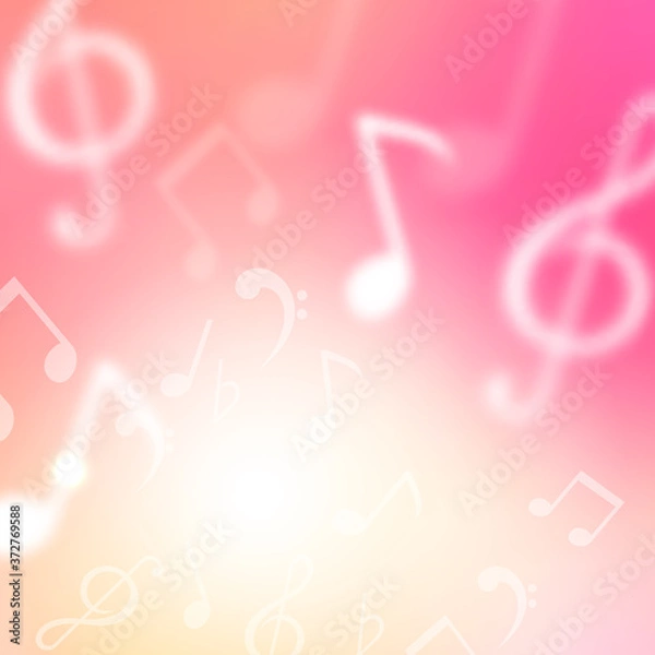 Obraz abstract music background