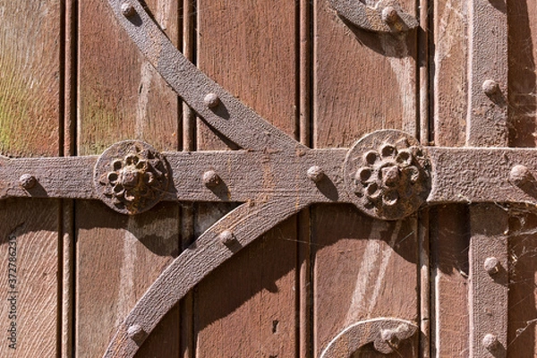 Obraz Abandoned, dilapidated and empty church.