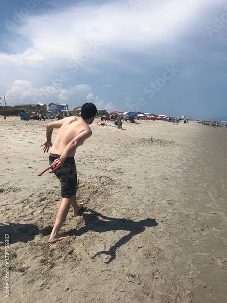 Obraz Horseshoes on the beach