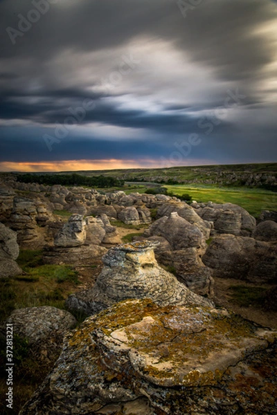 Obraz sunset over the valley 