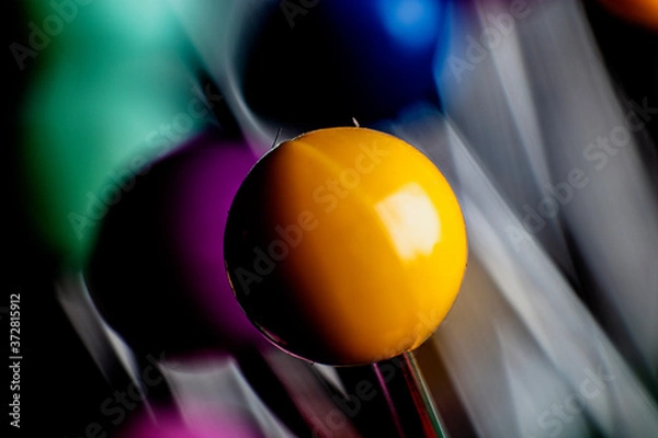 Obraz macro pin cushion 