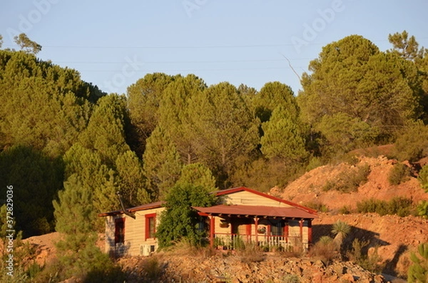 Obraz Mina abandonada