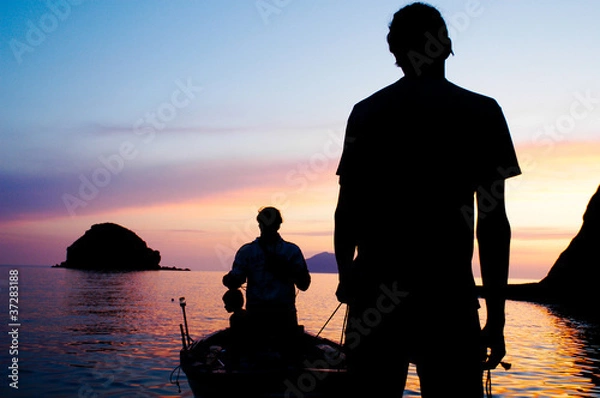 Obraz Tramonto a Salina