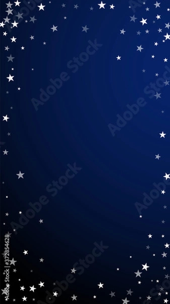 Fototapeta Random falling stars Christmas background. Subtle 