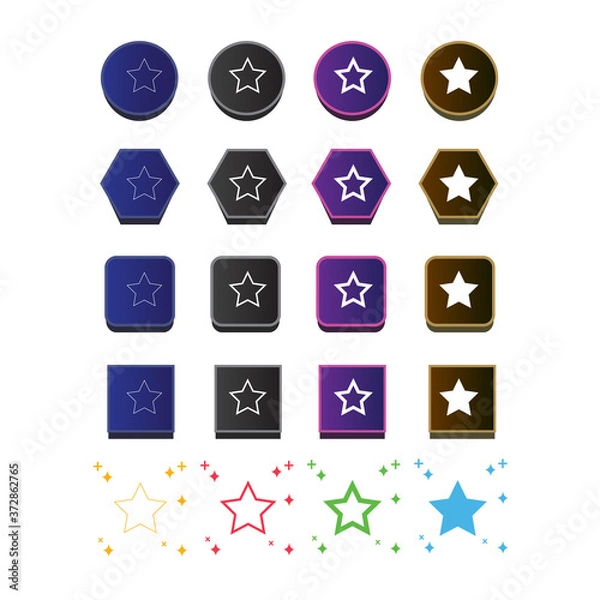 Fototapeta star icon