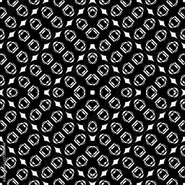 Fototapeta Design seamless monochrome pattern
