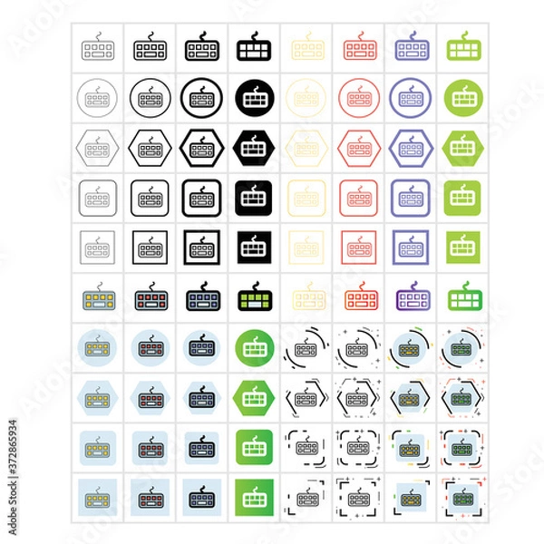 Fototapeta keyboard icon