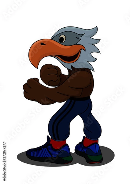 Fototapeta cartoon eagle