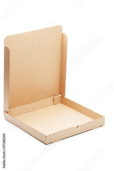 Obraz empty pizza box