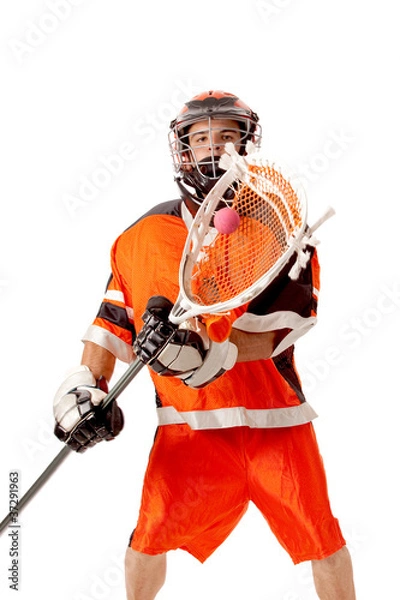 Fototapeta Lacrosse Player