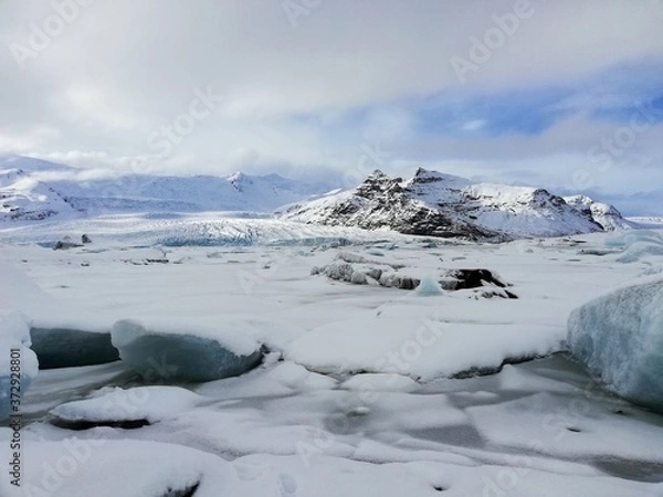 Fototapeta Laguna glaciar Islandia