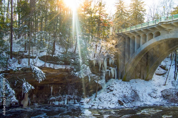 Obraz bridge over the river