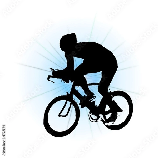 Fototapeta cycliste