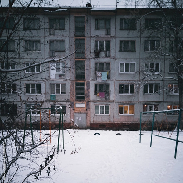 Obraz old building in the city