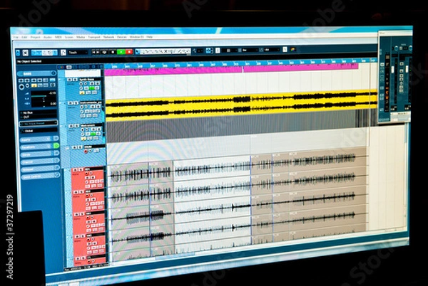 Obraz nagrywanie dźwięku