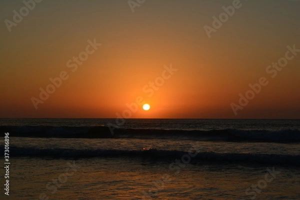 Fototapeta Beach next to The Tip of Borneo