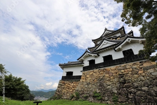 Fototapeta 彦根城と玄宮園