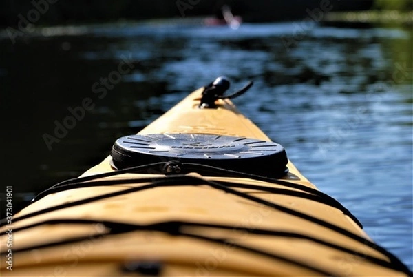 Obraz boat on the river