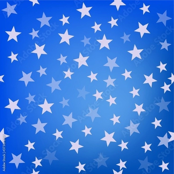 Obraz seamless star pattern blue background