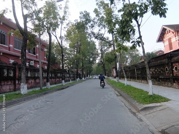 Obraz ベトナムフエの町並み