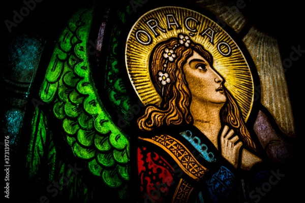 Obraz stained glass window