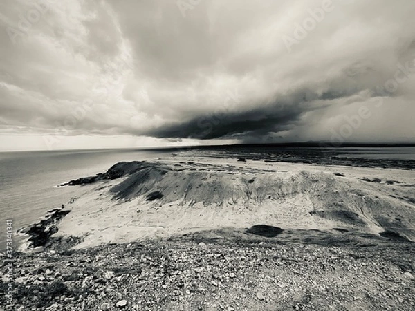 Obraz storm over the sea