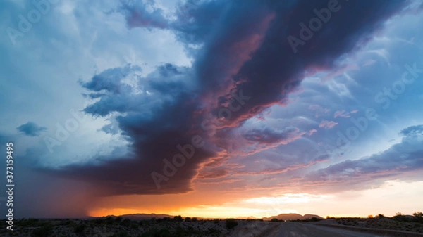 Obraz sunset in the clouds