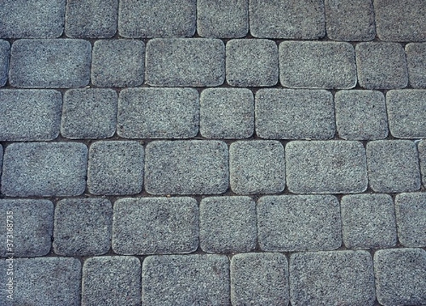 Obraz Mysterious stone block pavement texture