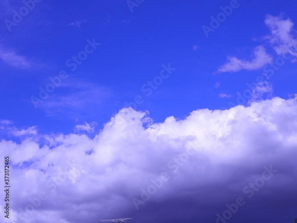 Obraz blue sky and clouds