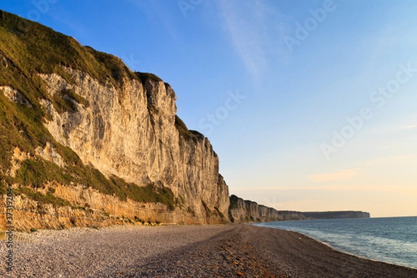 Obraz Cliffs near Etretat and Fecamp, Normandy, France