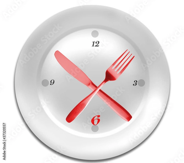 Obraz Time for diet.