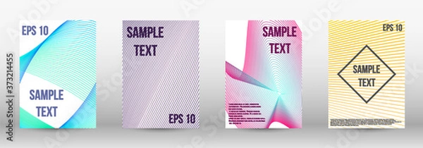 Fototapeta Geometric template with lines 