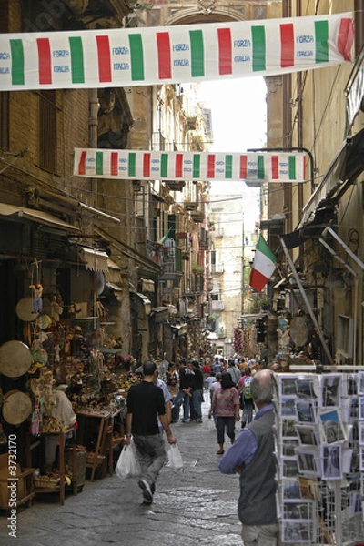 Obraz Neapel, Altstadtgasse