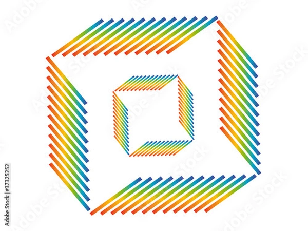 Obraz Abstract rainbow pattern