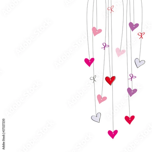 Obraz Valentine or wedding card