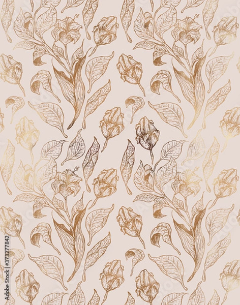 Fototapeta Paper texture background, real cardboard pattern