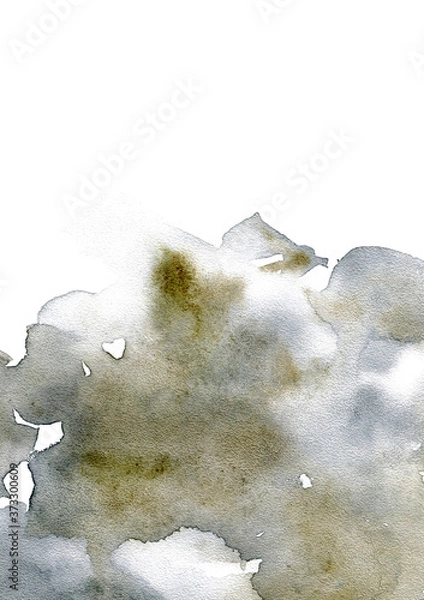 Fototapeta Paper watercolour texture background template print cardboard