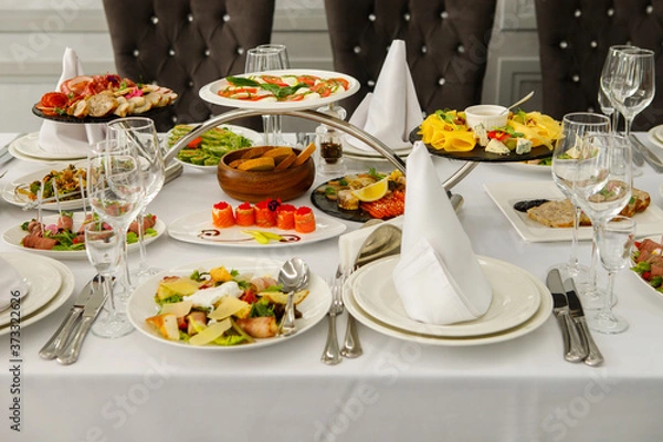 Obraz table setting for a dinner