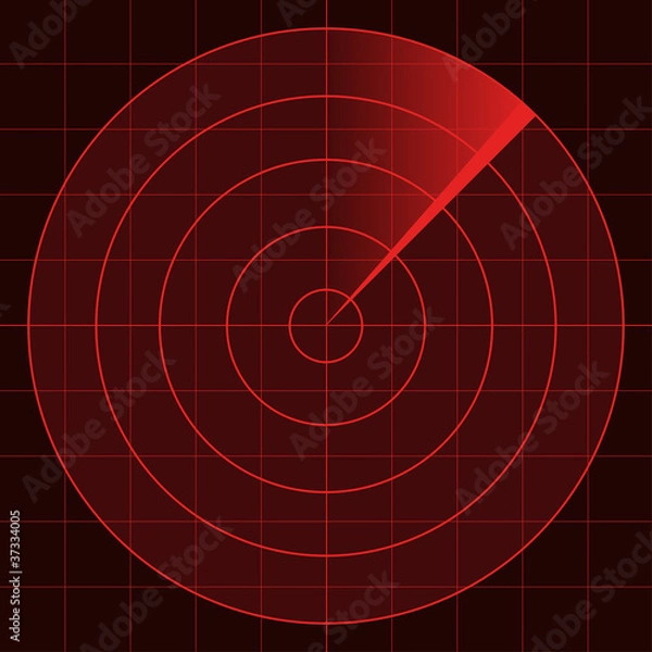 Obraz vector radar screen