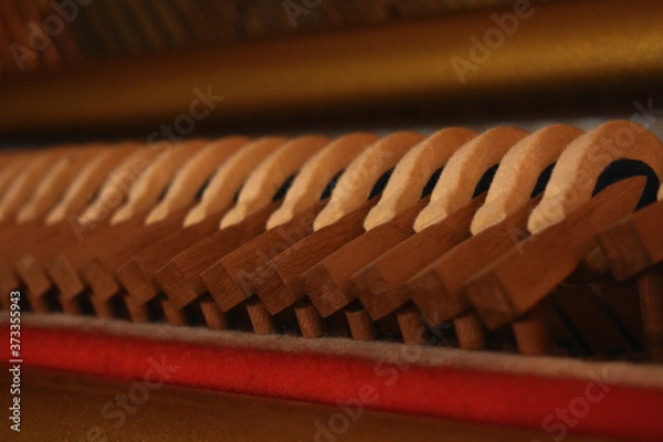 Obraz piano keys closeup