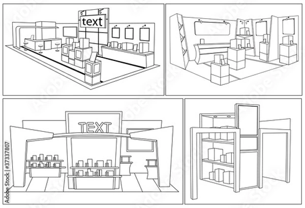 Obraz exhibition displays