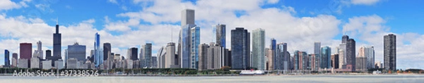 Obraz Chicago city urban skyline panorama