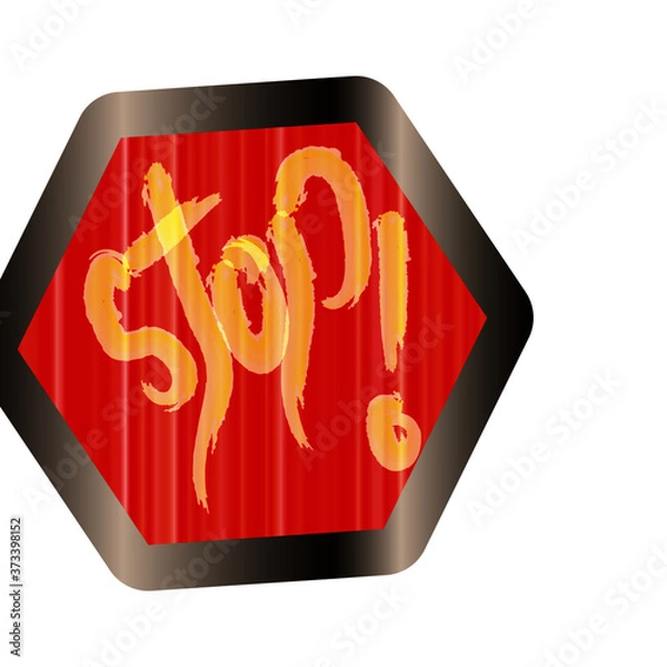 Obraz 
Warning / road sign