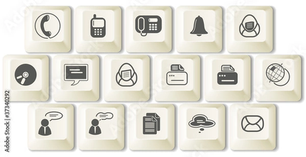 Fototapeta Office icons