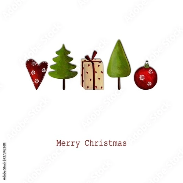 Obraz Christmas card