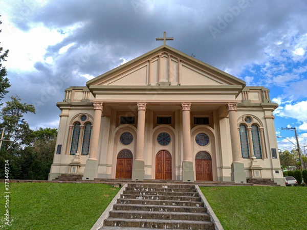 Obraz Parish Church of the Vale Veneto District in the city of São João do Polêsine in Brazil