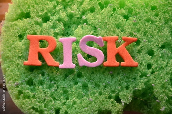 Fototapeta SLOWO RISK